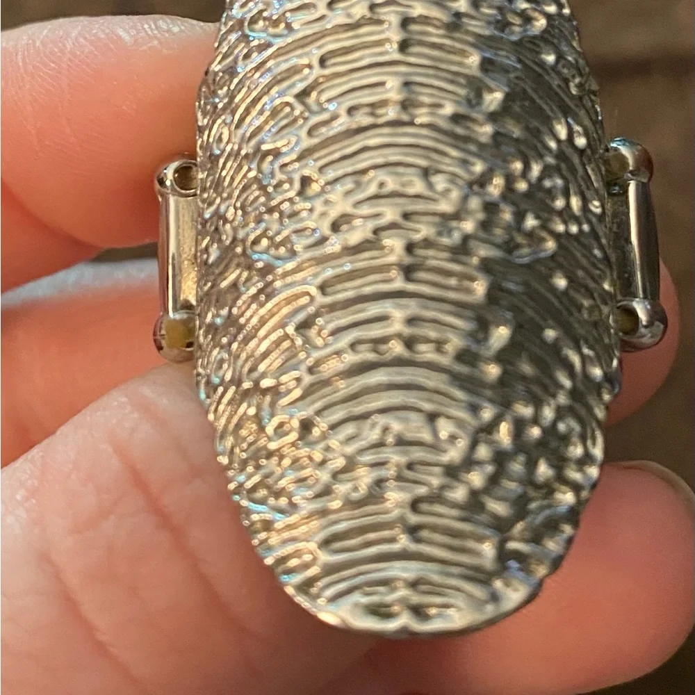 Silver Maze Design Ring - Picture 2 of 5
